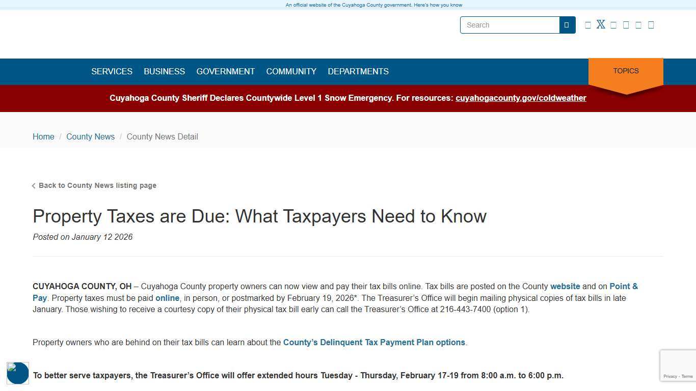 Property Taxes are Due: What Taxpayers Need to Know